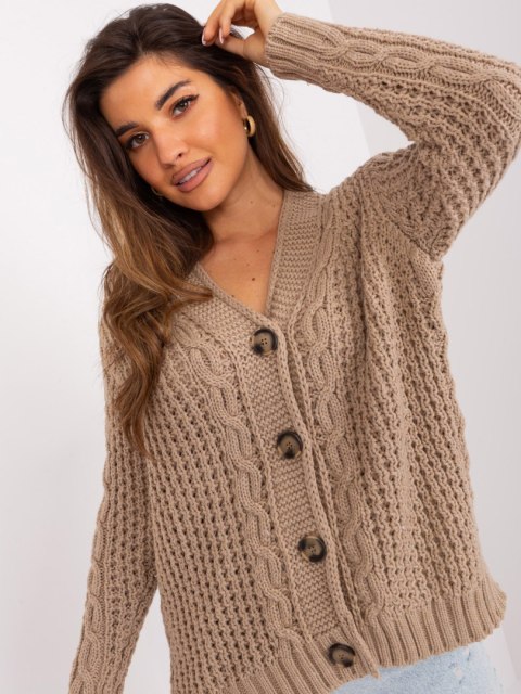 Sweter BA-SW-8001-1.16P ciemny bezowy Sweter BA-SW-8001-1.16P ciemny bezowy