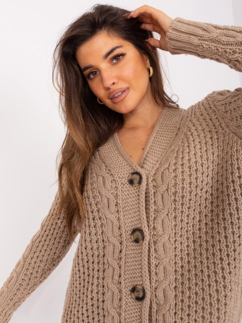 Sweter BA-SW-8001-1.16P ciemny bezowy Sweter BA-SW-8001-1.16P ciemny bezowy