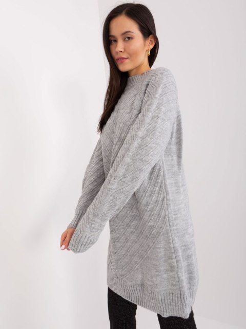 Sweter BA-SW-8013.14P szary Sweter BA-SW-8013.14P szary