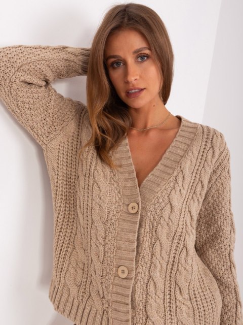 Sweter BA-SW-8016.74P ciemny bezowy Sweter BA-SW-8016.74P ciemny bezowy
