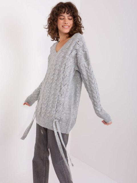 Sweter BA-SW-8027.85P szary Sweter BA-SW-8027.85P szary