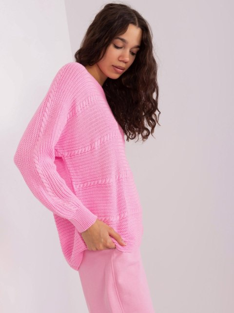 Sweter BA-SW-8031.21X różowy Sweter BA-SW-8031.21X różowy
