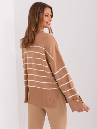 Sweter TO-SW-010.06X camelowy