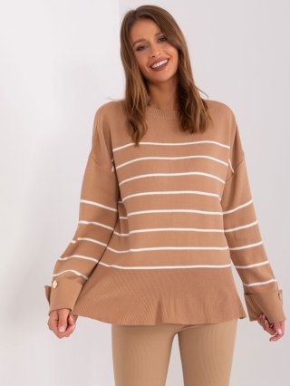 Sweter TO-SW-010.06X camelowy