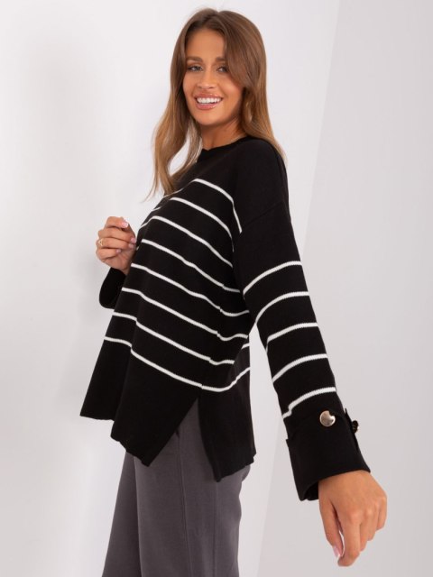 Sweter TO-SW-010.11X czarny Sweter TO-SW-010.11X czarny