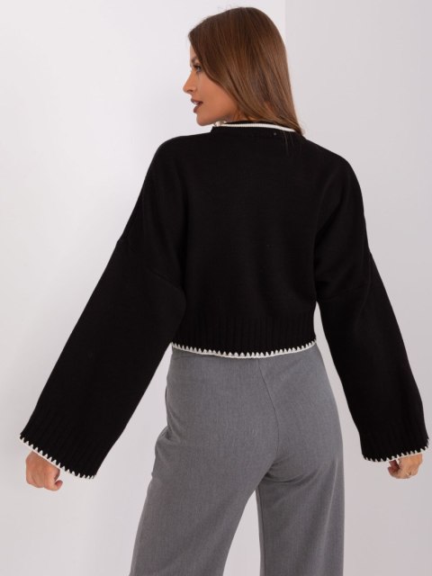 Sweter TO-SW-035.09 czarny Sweter TO-SW-035.09 czarny