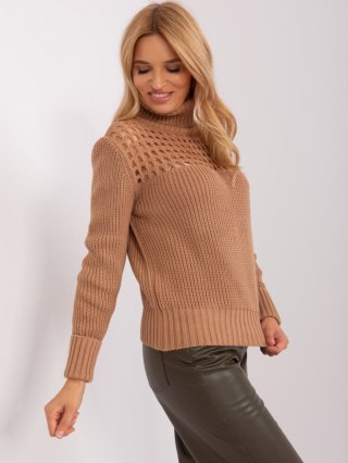 Sweter TO-SW-1909.11X camelowy