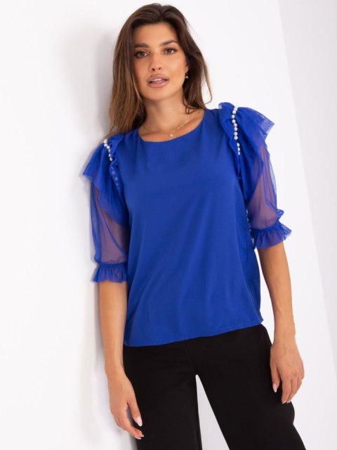 Bluzka LK-BZ-506682.26P kobaltowy 42 Bluzka LK-BZ-506682.26P kobaltowy 42