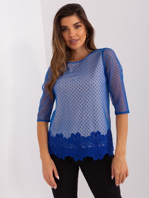 Bluzka LK-BZ-506729.63P ciemny niebieski 42 Bluzka LK-BZ-506729.63P ciemny niebieski 42