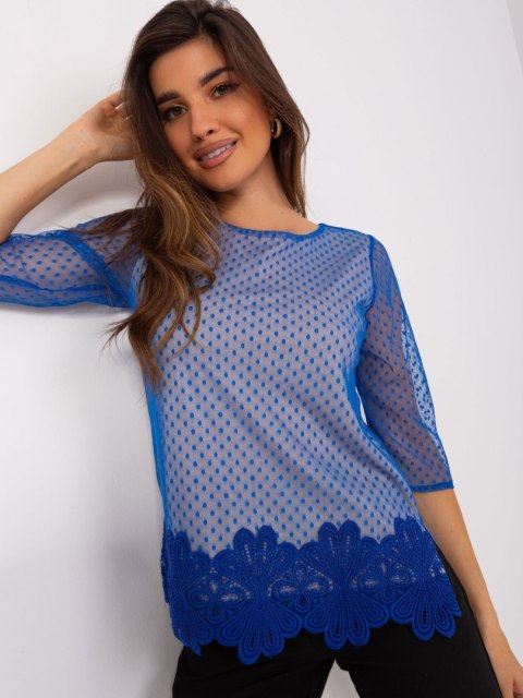 Bluzka LK-BZ-506729.63P ciemny niebieski 42 Bluzka LK-BZ-506729.63P ciemny niebieski 42