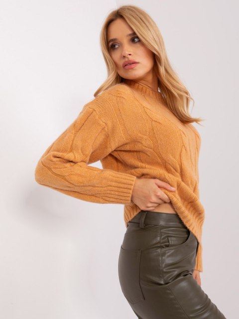 Sweter AT-SW-0146.10P camelowy Sweter AT-SW-0146.10P camelowy