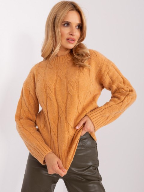 Sweter AT-SW-0146.10P camelowy Sweter AT-SW-0146.10P camelowy