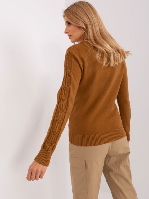 Sweter AT-SW-2329.98P jasny brązowy