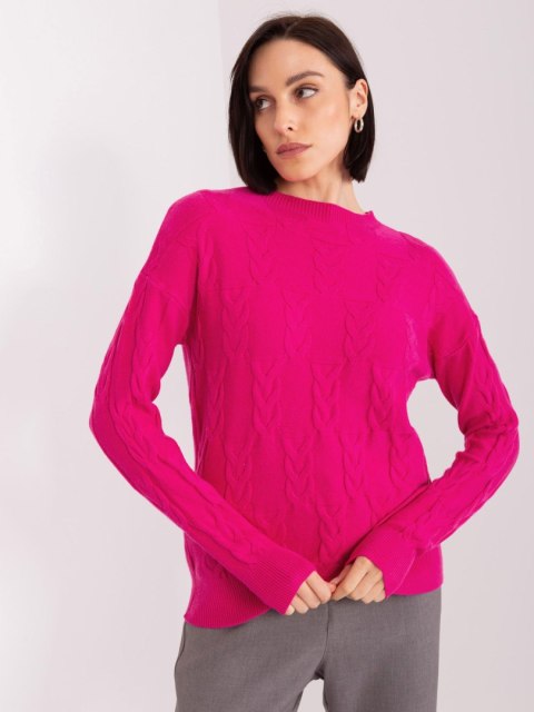 Sweter AT-SW-2340.10 fuksjowy Sweter AT-SW-2340.10 fuksjowy