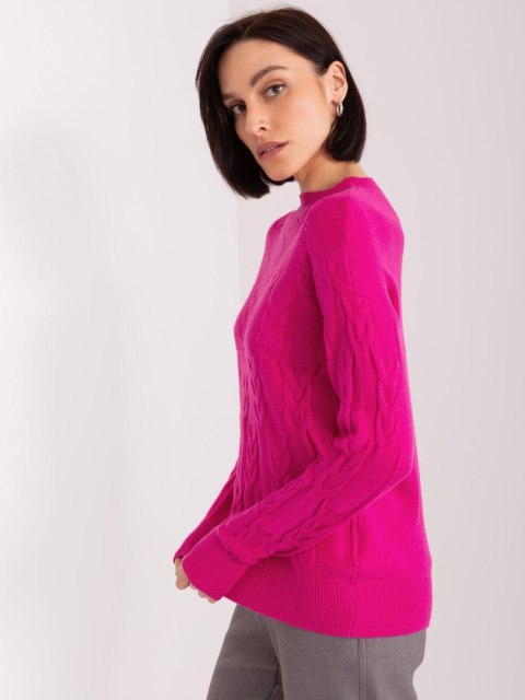 Sweter AT-SW-2340.10 fuksjowy Sweter AT-SW-2340.10 fuksjowy