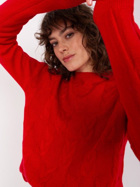 Sweter AT-SW-2340.22 czerwony Sweter AT-SW-2340.22 czerwony