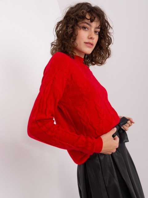 Sweter AT-SW-2340.22 czerwony Sweter AT-SW-2340.22 czerwony