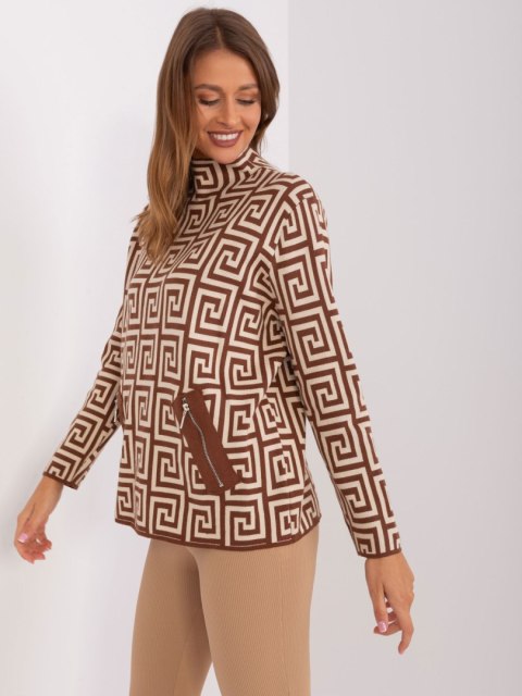 Sweter AT-SW-2341.00P brązowy Sweter AT-SW-2341.00P brązowy