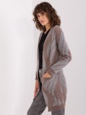 Sweter AT-SW-234501.00P ciemny brązowy