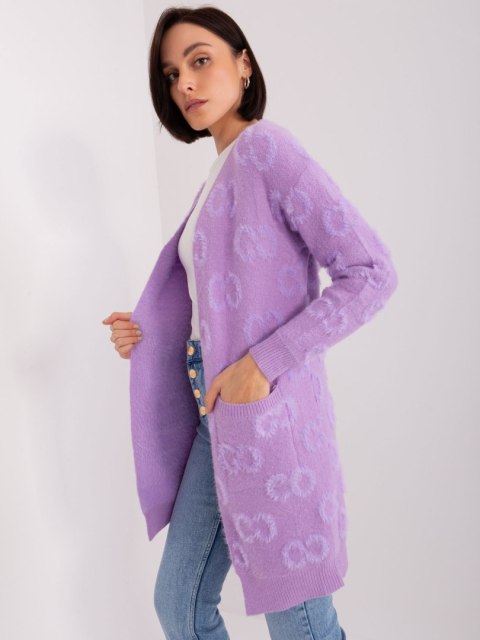 Sweter AT-SW-234502.38X fioletowy Sweter AT-SW-234502.38X fioletowy