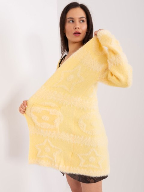 Sweter AT-SW-234503.00P jasny żółty Sweter AT-SW-234503.00P jasny żółty