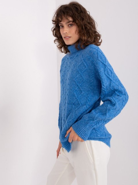 Sweter AT-SW-2355-2.19P niebieski Sweter AT-SW-2355-2.19P niebieski