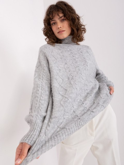 Sweter AT-SW-2355-2.19P szary Sweter AT-SW-2355-2.19P szary