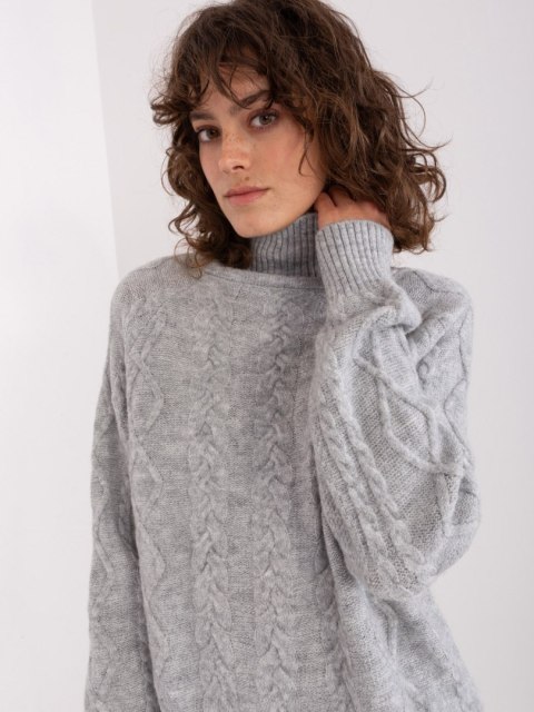Sweter AT-SW-2355-2.19P szary Sweter AT-SW-2355-2.19P szary