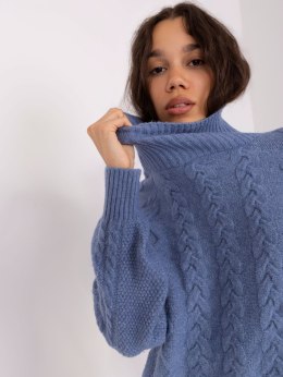 Sweter AT-SW-2355-2.30X ciemny niebieski