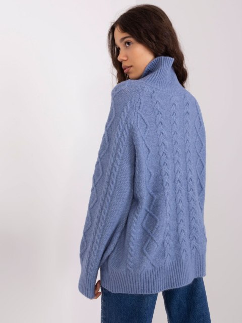 Sweter AT-SW-2355-2.30X ciemny niebieski Sweter AT-SW-2355-2.30X ciemny niebieski
