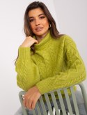 Sweter AT-SW-2355-2.30X oliwkowy