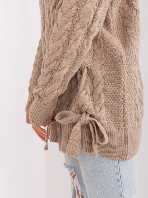 Sweter BA-SW-8027.46P ciemny bezowy Sweter BA-SW-8027.46P ciemny bezowy