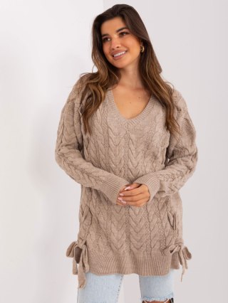 Sweter BA-SW-8027.46P ciemny bezowy