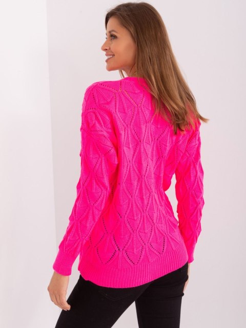 Sweter BA-SW-8035-1.22P fluo różowy Sweter BA-SW-8035-1.22P fluo różowy