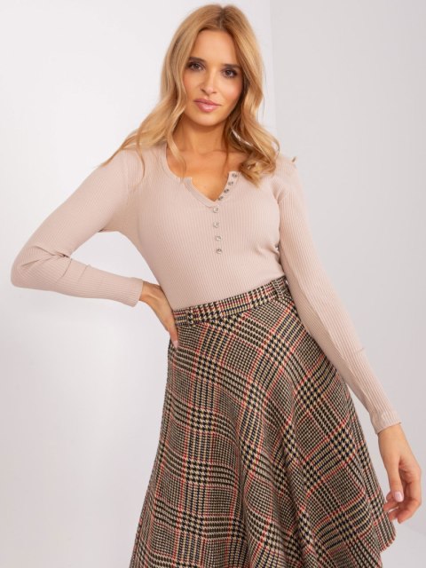 Bluzka RV-BZ-9209.36P beżowy L/XL Bluzka RV-BZ-9209.36P beżowy L/XL