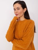 Sweter AT-SW-2340.22 ciemny żółty