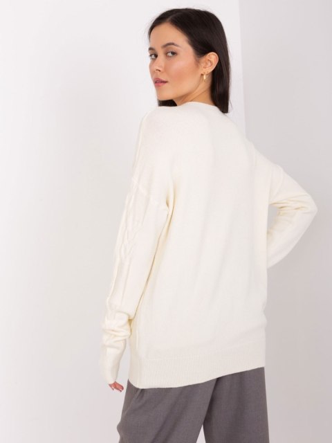 Sweter AT-SW-2340.22 ecru Sweter AT-SW-2340.22 ecru
