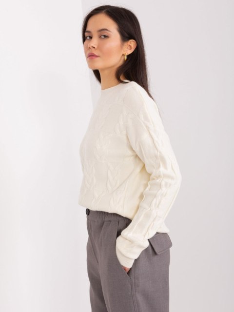 Sweter AT-SW-2340.22 ecru Sweter AT-SW-2340.22 ecru