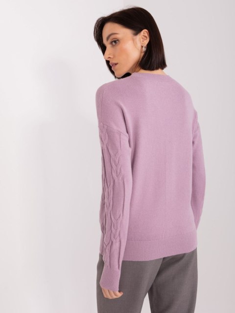 Sweter AT-SW-2340.43 fioletowy Sweter AT-SW-2340.43 fioletowy