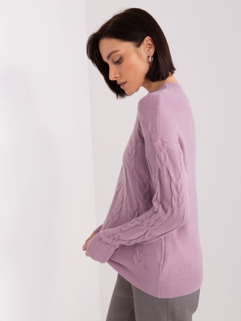 Sweter AT-SW-2340.43 fioletowy Sweter AT-SW-2340.43 fioletowy
