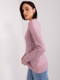 Sweter AT-SW-2340.80 jasny fioletowy