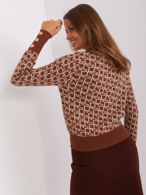 Sweter AT-SW-2342.46P brązowy Sweter AT-SW-2342.46P brązowy