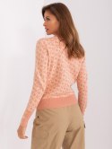 Sweter AT-SW-2342.46P ciemny różowy