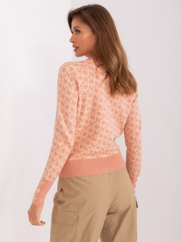 Sweter AT-SW-2342.46P ciemny różowy