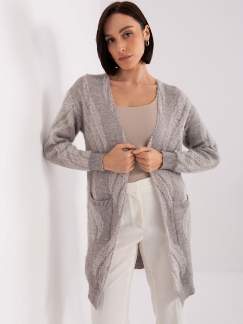 Sweter AT-SW-234501.00P szary Sweter AT-SW-234501.00P szary