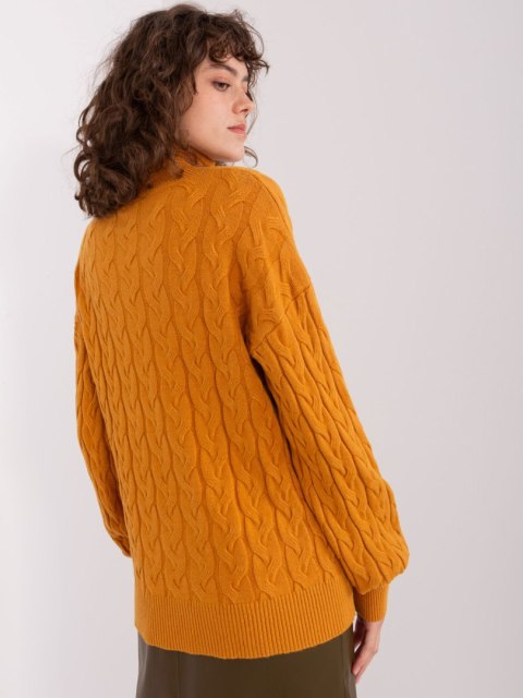 Sweter AT-SW-2348.93 ciemny żółty Sweter AT-SW-2348.93 ciemny żółty