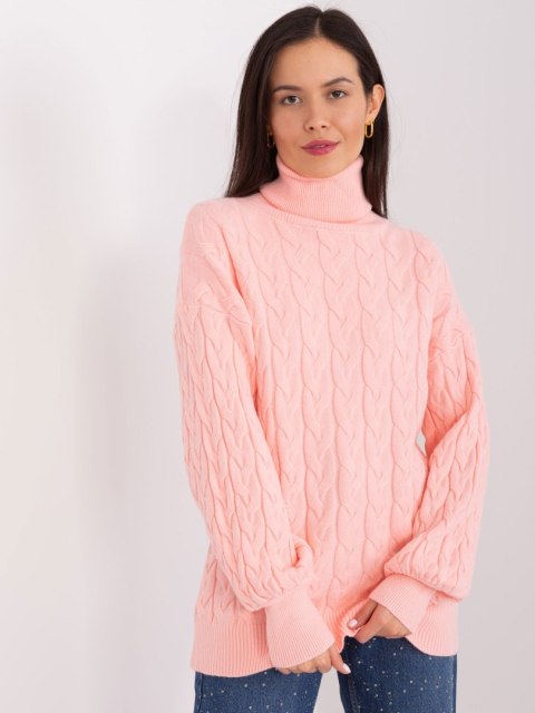 Sweter AT-SW-2348.95 brzoskwiniowy Sweter AT-SW-2348.95 brzoskwiniowy