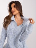 Sweter AT-SW-2349-2.27 błękitny