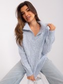 Sweter AT-SW-2349-2.27 błękitny