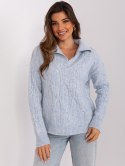 Sweter AT-SW-2349-2.27 błękitny